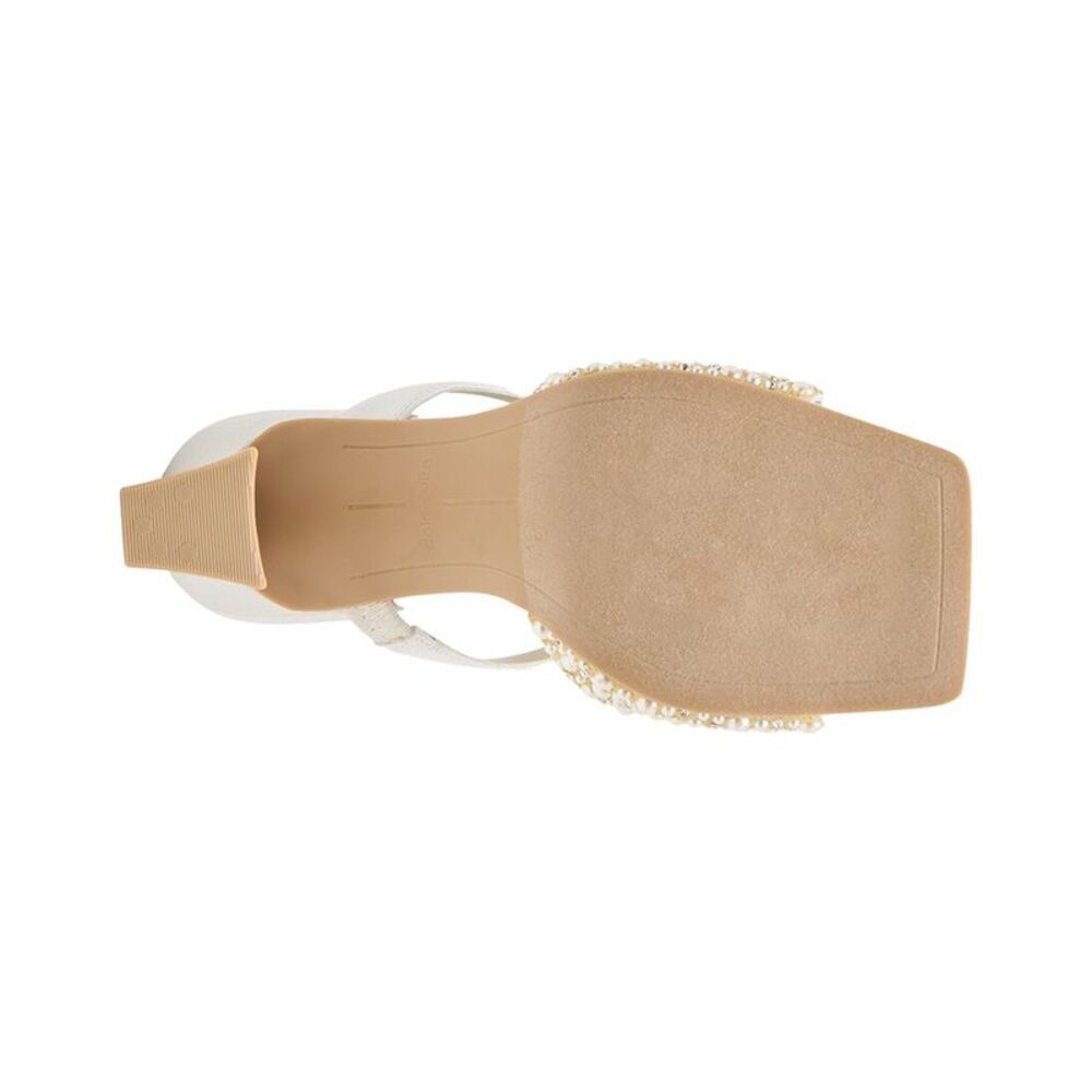 Dolce Vita Nasia Rhinestone Heel, White - Picture 4 of 5